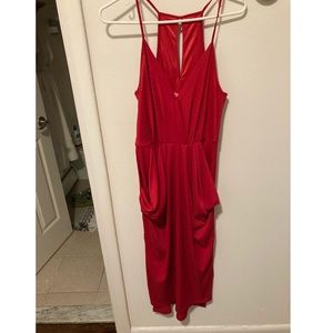 BCBG Red Midi Dress